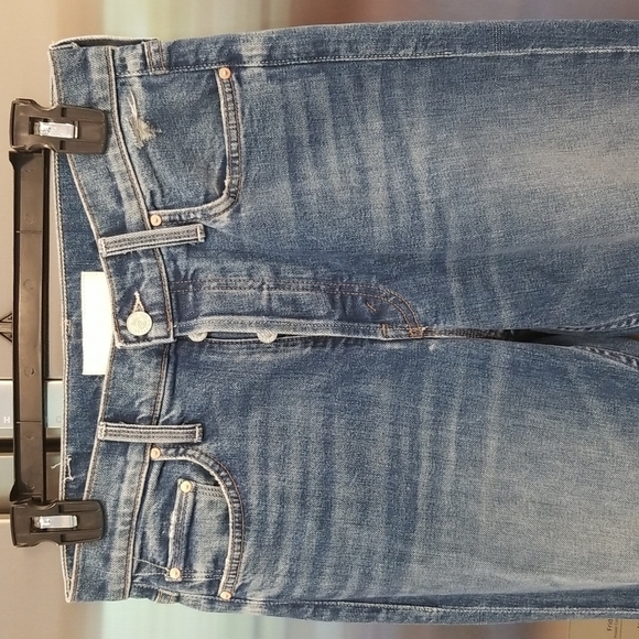 💕MOTHER SUPERIOR💕 Tomcat Jeans Playing With Scissors Cropped Straight Leg 28 - Picture 12 of 16